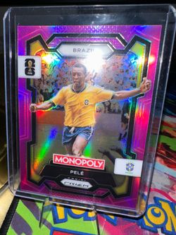 PELE 2026 Panini Monopoly Prizm FIFA World Cup  Pink /199 Brazil #16