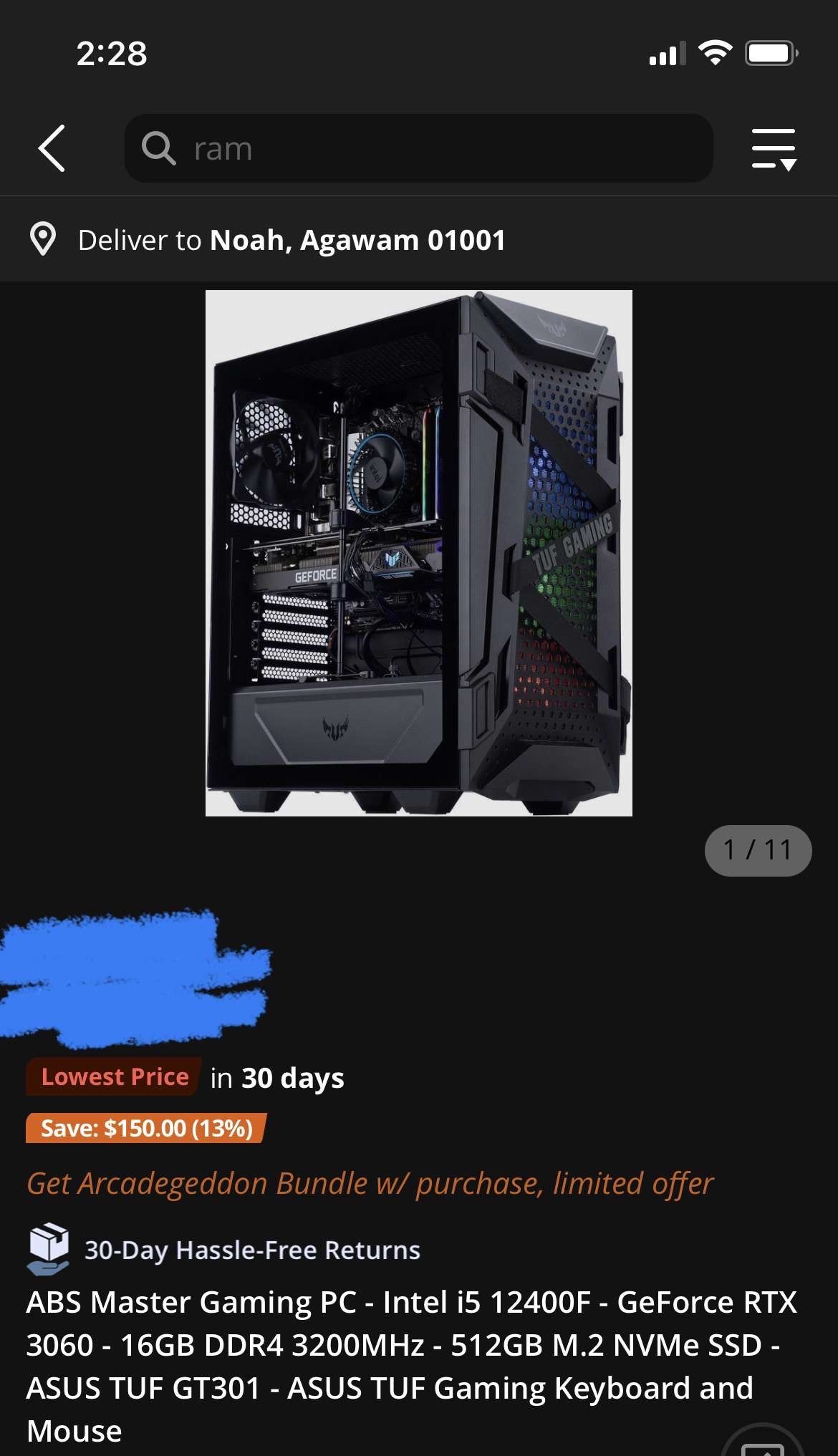 Asus Gaming pc and 32inch Curved Gaming Monitor