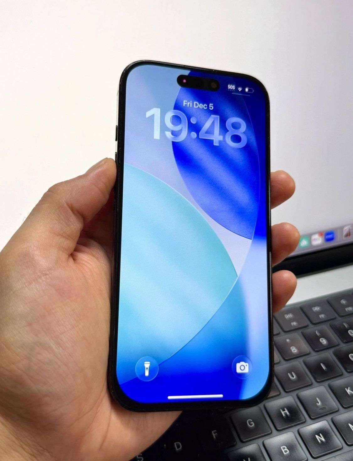 Apple iPhone 16 Pro (100% Batt) Factory Unlocked Black Titanium 128GB #23159