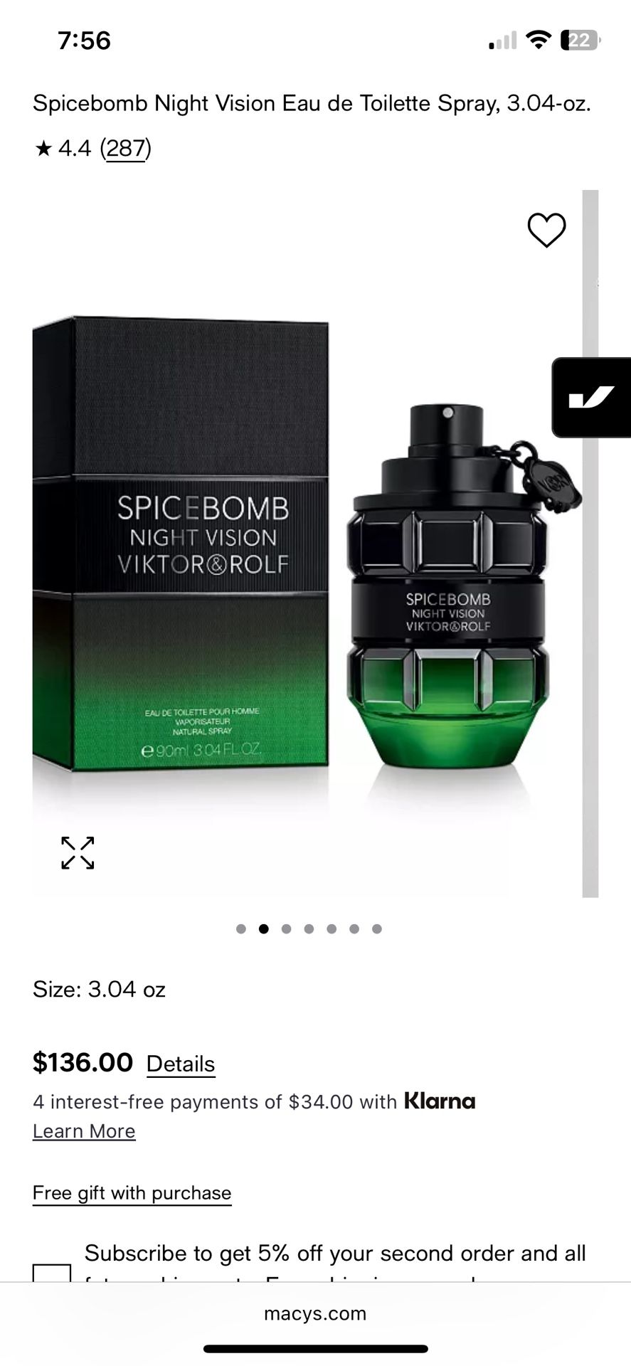 Spice Bomb Night Vision Eau De Toilette Parfum 