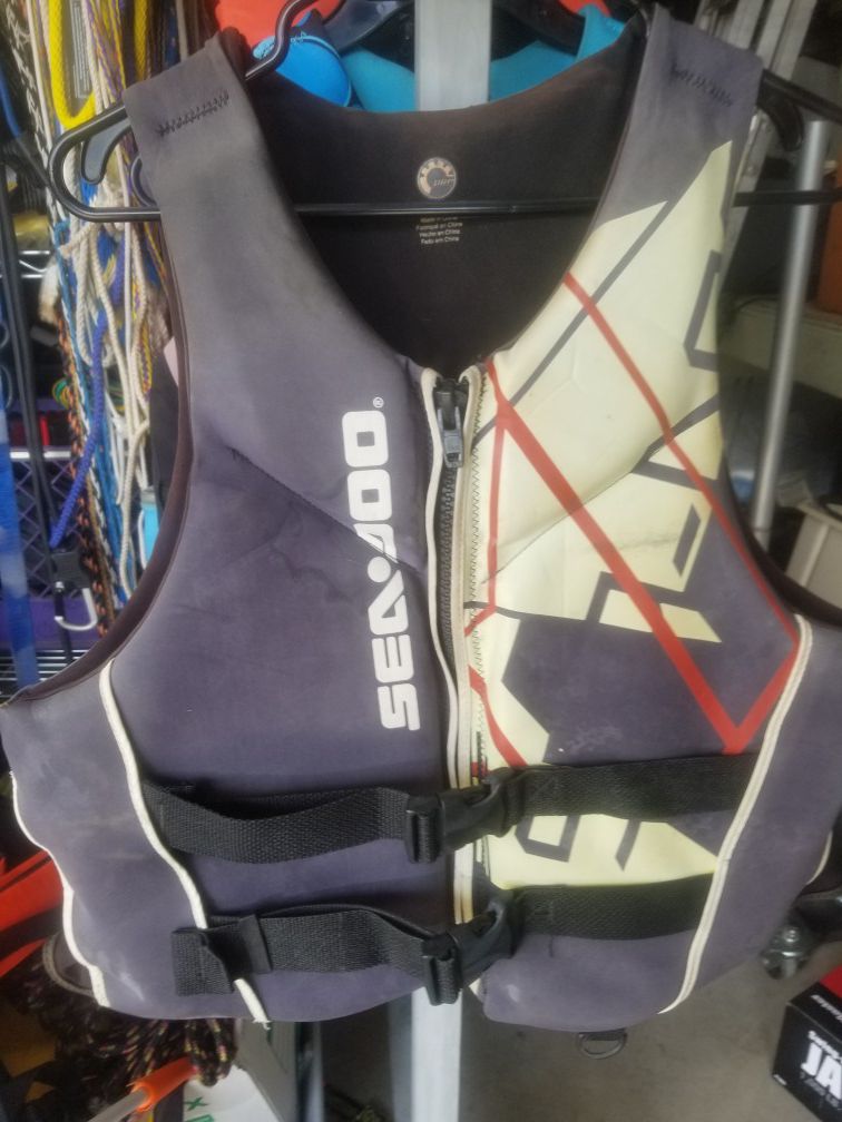 ADULT LARGE Life Jacket, some fading but good condition