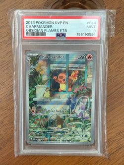 Charmander 044 PSA 9 Obsidian Flames Black Star Promo -  Elite Trainer Box