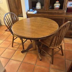 Table and Two Chairs