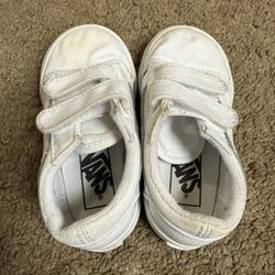 Toddler Vans - All White 6.5
