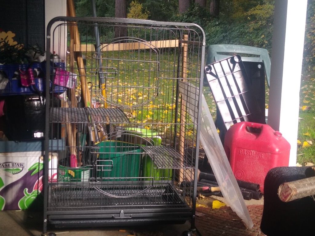 Large Tri Level Bird Cage