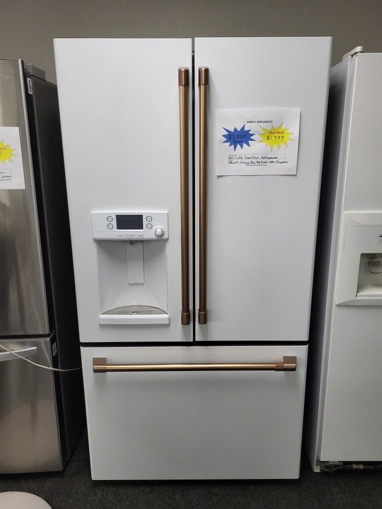 🏖Sizzling Summer Sale! Gorgeous GE Café French Door 28cu.ft Refrigerator-Warranty Included