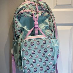 Unicorn Donut Backpack And Lunch Bag