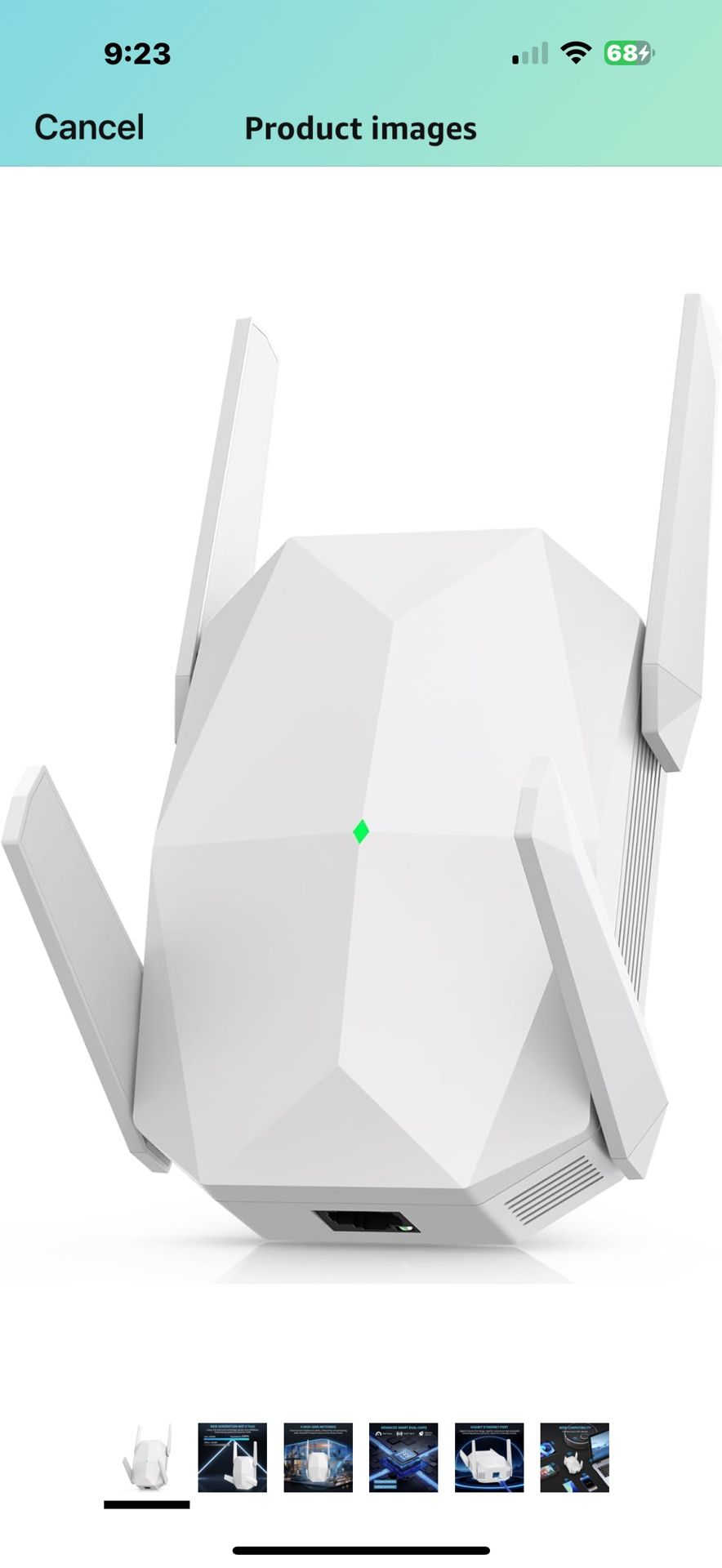 2025 AX3000 WiFi 6 Range Extender, WiFi Extender Signal Booster with Gigabit Ethernet Port, Dual Band (2.4G&5.8G) WiFi Repeater Cover to 13888sp.ft, F