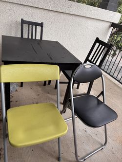 Patio set (square size table with chairs)
