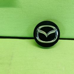 MAZDA MIATA CX3 CENTER CAP WHEEL HUBCAP OEM BLACK WITH CHROME COLOR