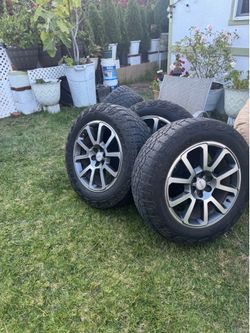 20” OEM GMC Wheels and Goodyear MT Tires