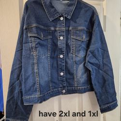 Women Jean Jackets Size 1xl And 2xl  $5 EACH