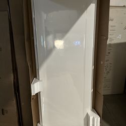 STORE+ 34 in. x 72.6 in. 2-Piece Direct-to-Stud Alcove Shower End Wall Set in White 