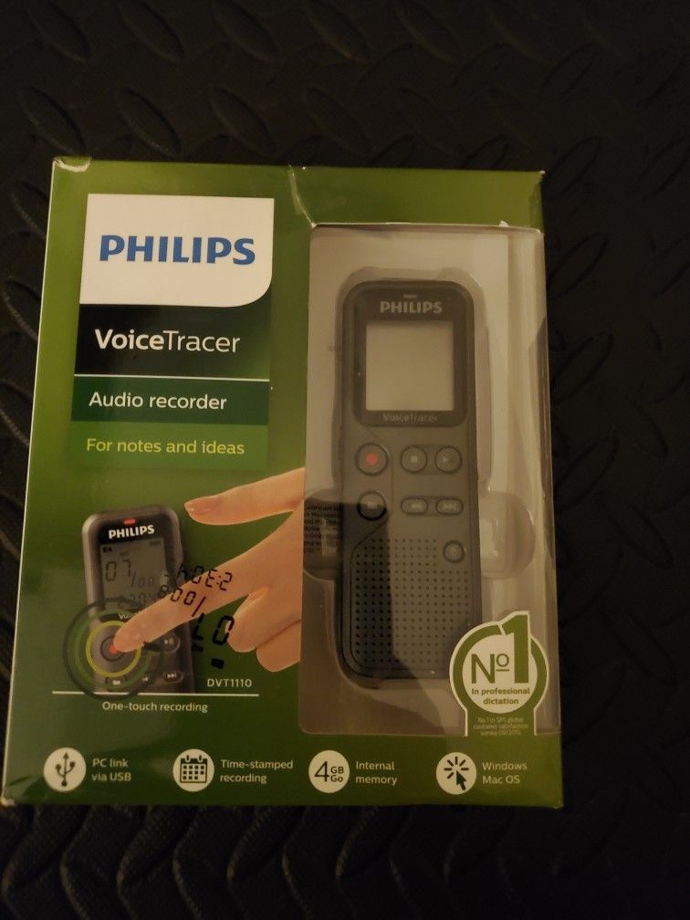 Philips Voice Tracer Audio Recorder