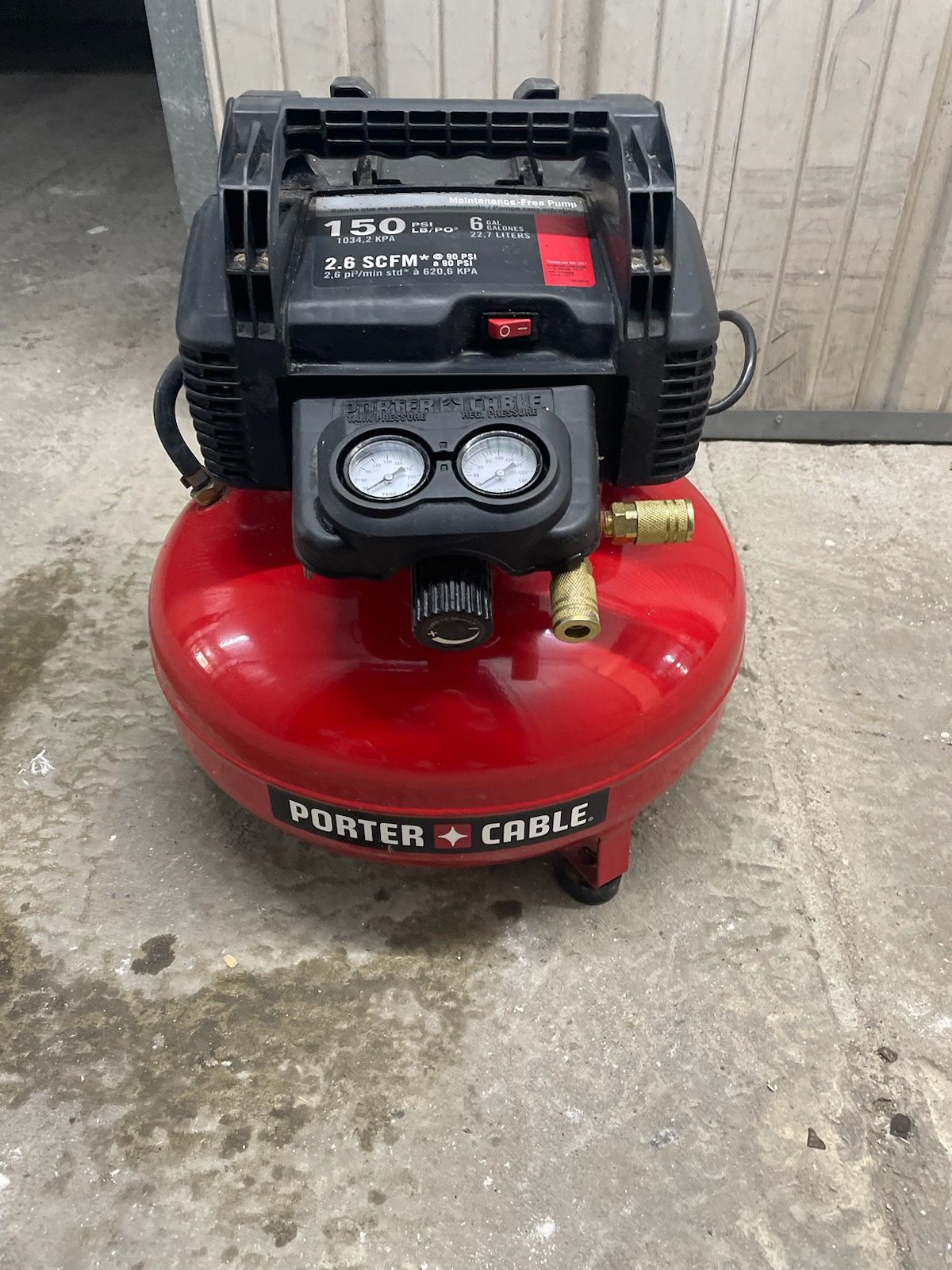 Porter + Cable 150 PSI