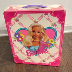 Barbie’s W/ Case And Clothes