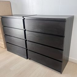 $175.- EACH ONE - CADA UNO / Set of 2 IKEA STORKLINTA 8 Big Deep Drawers Cajonera