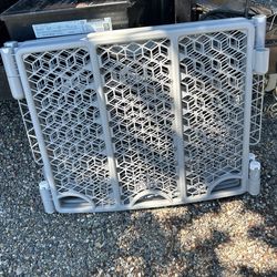 Gray Kids gate 