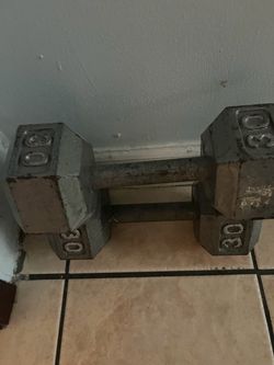 Dumbbells 30lb each