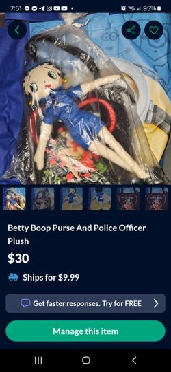 *only* Betty Boop Doll 💖 *purse Not Included*