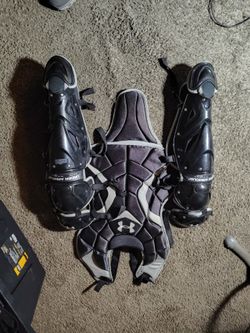 Under armor baseball/softball catcher gear