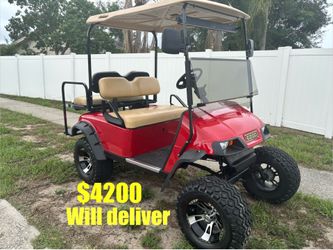 Lifted Ezgo TXT48 Golf Cart (will deliver)