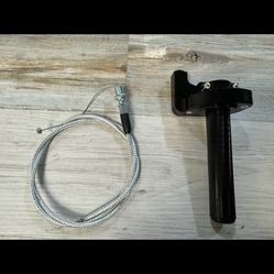 Mini bike throttle bullet aluminum