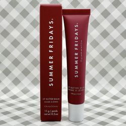 Summer Fridays Lip Butter Balm Cherry New In Box Vegan Cruelty-free