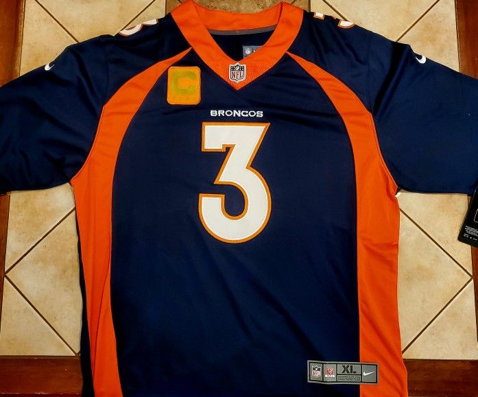 Brand New Bronco Wilson Jerseys With Captains Patch