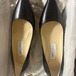 Jimmy Choo AZA Black Short Heels 37