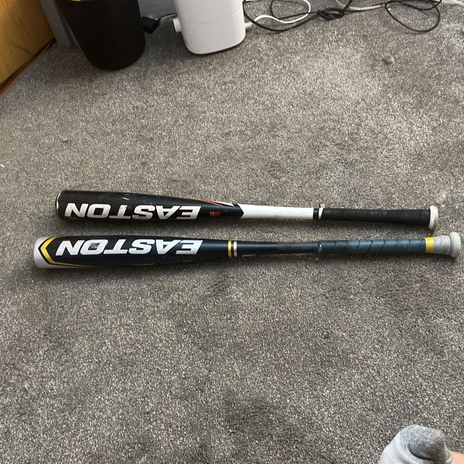 2 Easton baseball Bats