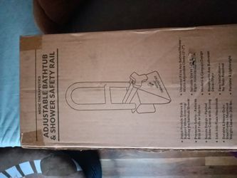 Adjustable Bathtub And Shower Safety Rail