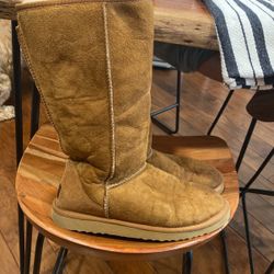 Ugg Brand Size 8 Tall Chestnut Boot