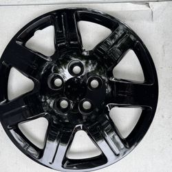 wheel rim covers fits honda civic black hubcaps 16” set of 4 pcs polveras tapas de rin