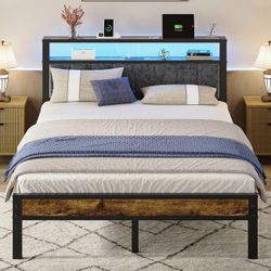 Queen Bed Frame With Headboard