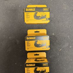 Dewalt 20V 4Ah Batteries NEW
