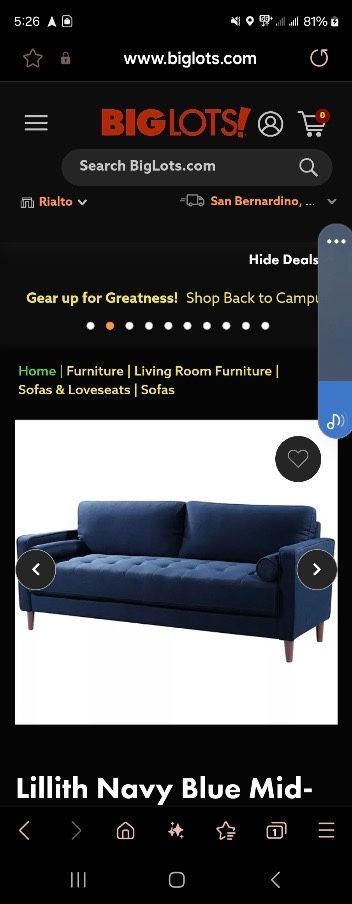 Free Blue Sofas 