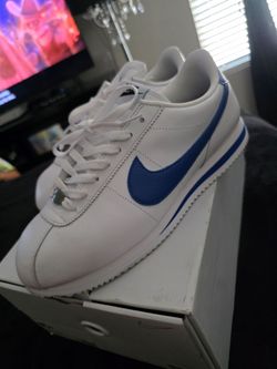 Nike By You Cortez Custom White/Royal Blue – Men’s 10.5