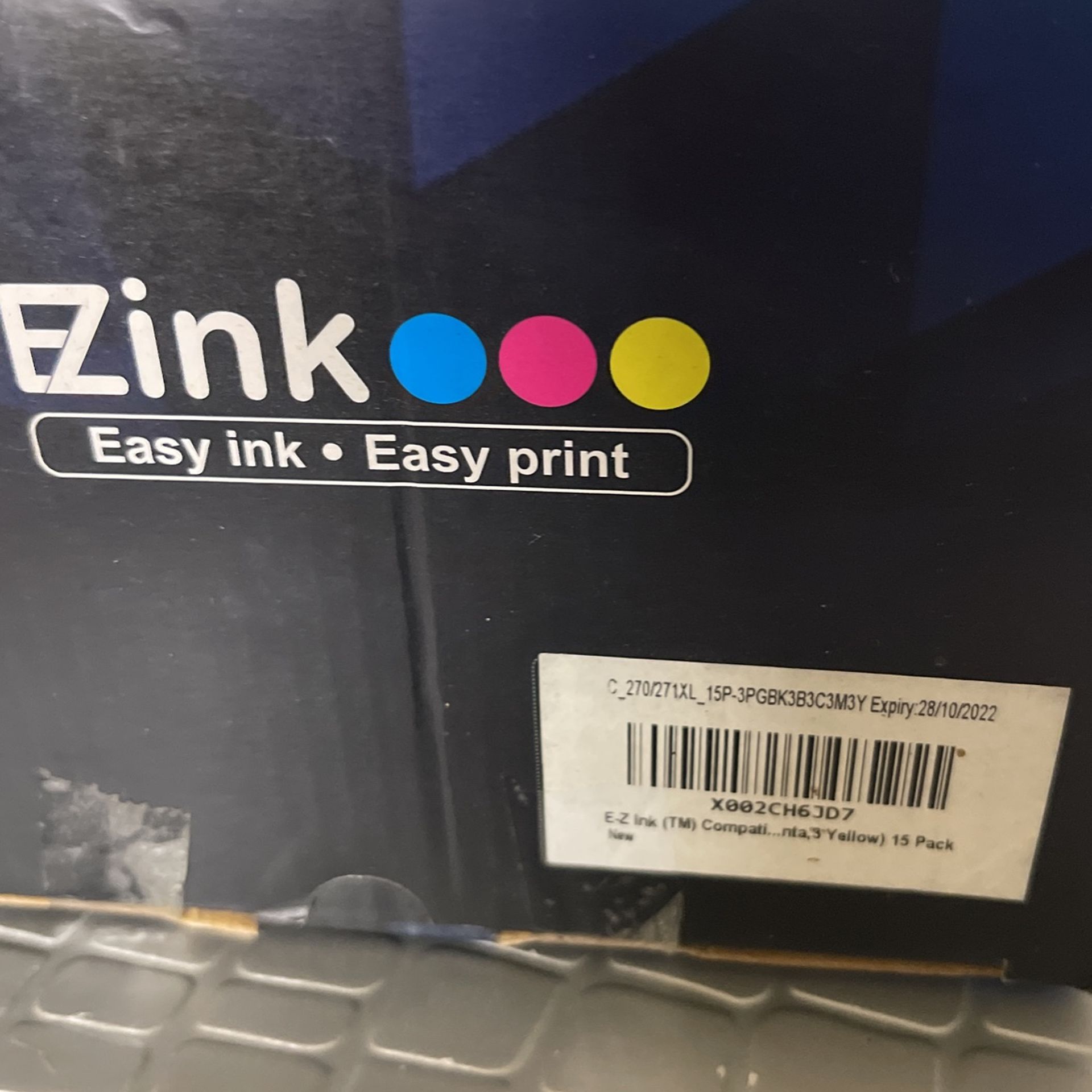 Easy Ink .Easy Print . Cartridge 