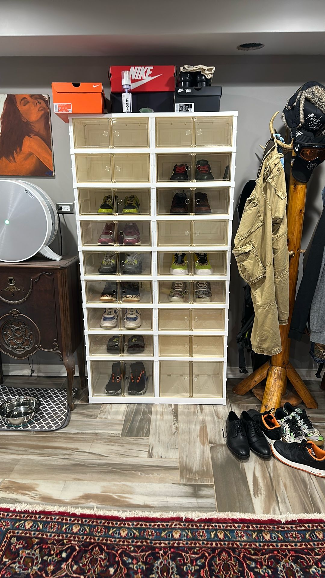 Brand New Shoe Storage Rack White Foldable