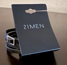 New 21MEN Forever 21 Men’s Strappy Faux Leather Wrap Bracelet