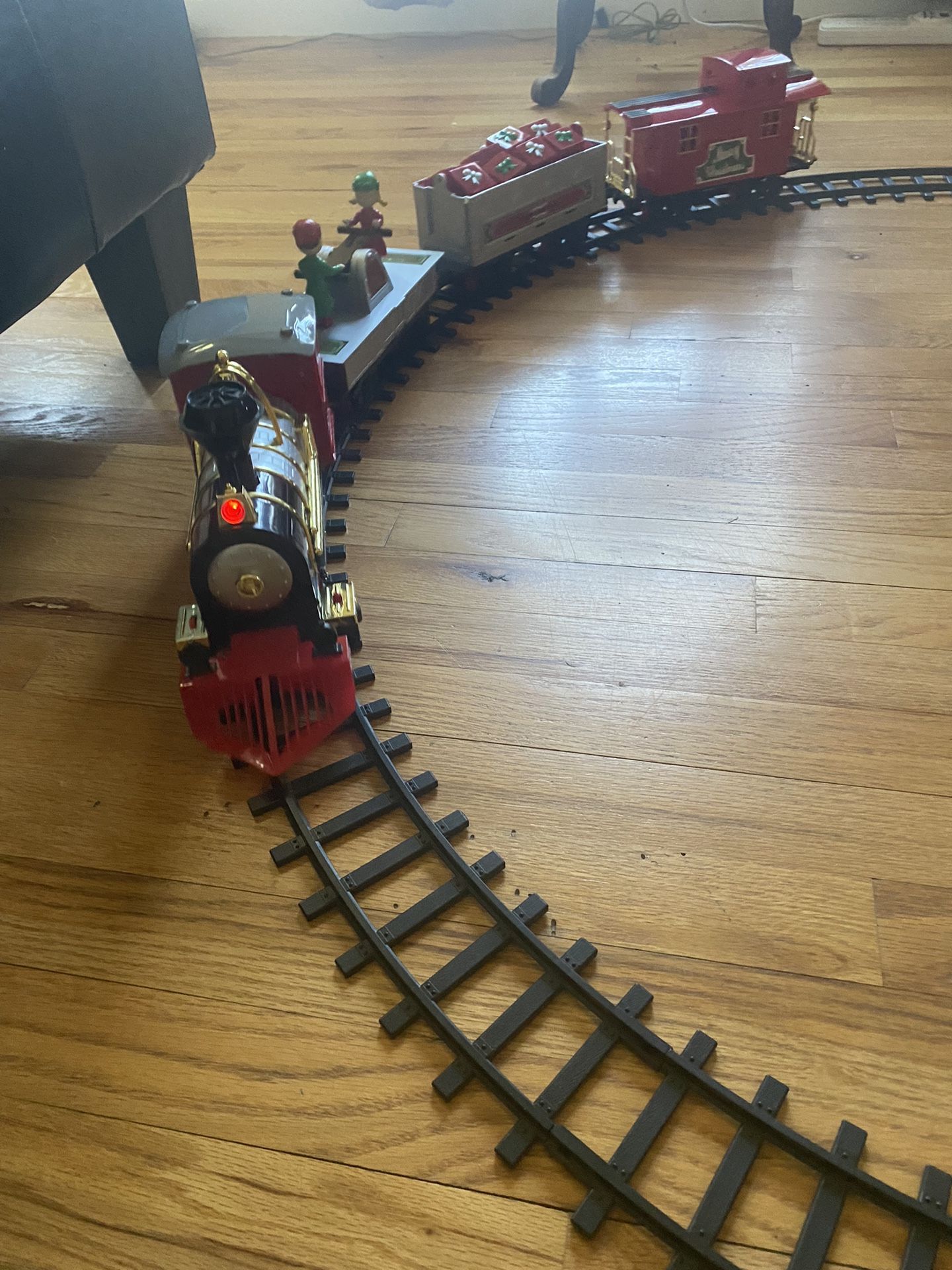 North pole junction cheap christmas train tracks