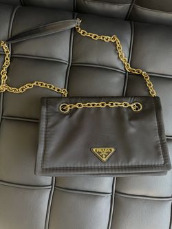 PRADA Tessuto Chain Nylon Bag