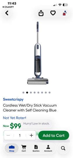 Wet dry vacuum mop