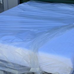 USED QUEEN SIZE TEMPER PEDIC MEMORY FOAM COOL GEL MATTRESS WITH BOX SPRINGS DELIVERY 🚚 AVAILABLE 