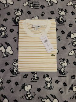 Lacoste Men's Classic Fit Striped T-Shirt Size XL