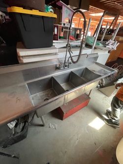 Stainless steel sink for  restaurant/ commercial