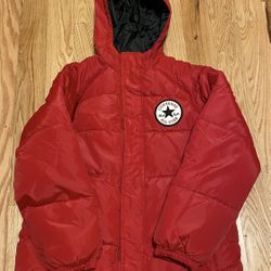 Converse Hoodie Jacket Red Size Red