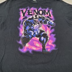 Marvel Comics Venom Graphic Black Shirt Adult Size XL - Worn Once!!