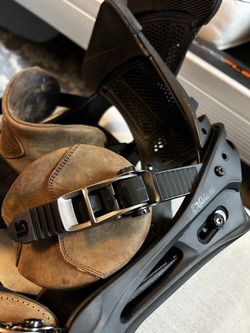 Men's Red Wing Leather x Burton Malavita EST Snowboard Bindings